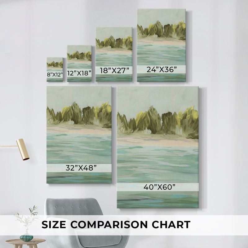 Offshore Horizon II - Cavas enveloppés de galerie, H 36 po x l 24 po
