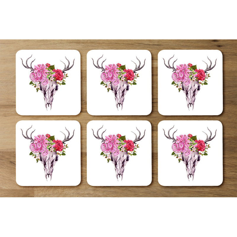 Square 6 Piece Coaster Set