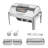 9 qt. Roll Top Chafing Dish Buffet Set