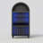 71" Arched Wine Bar Cabinet with Glass Holders & Solid Wood Wine Rack-1879600083
