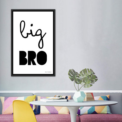 Big Bro - reproduction d'art textuel