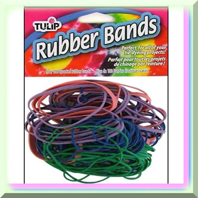 100 Assorted Rubber Bands for Fabric Accessories