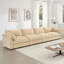 Très grand canapé pour 4 personnes à assise large et profonde, canapé 4 places avec tiroir de rangement sous chaque siège, canapé surdimensionné à 4 places, chenille-466336876