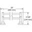 Star Double 24" Towel Bar-50350797