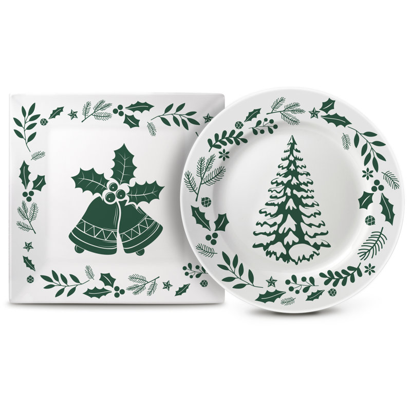 Ceramic Christmas Plates 