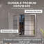 Keen Armoire à pharmacie rectangulaire en aluminium encastré ou à fixation en surface avec miroir argenté l 23 po x H 30 po Keen-2046404425-2046404442