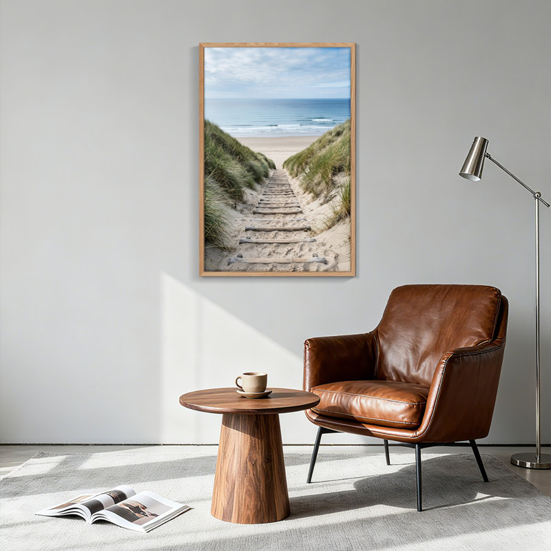 «Beach Path», reproduction d'art sur toile, ensemble de 1, Naturel, H 24 po x l 16 po