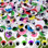 210pcs Assorted Colors 20mm Plastic Googly Eyes with Lashes