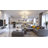 14.5" 4-Light Semi Flush Mount Ceiling Light Matte Black Frame Bright  (Bulbs Not Included)-847492794