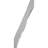 WM48 - 3 7/16 in. H x 2 1/2 in. P x 4 1/4 in. F x 96 in. L, TrueCraft PVC Crown Moulding, White