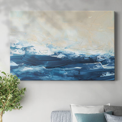 Wave after Wave III-Gallery Wrapped Canvas