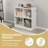 29'' H X 29'' W 4-Cube Bookcase Floor Open Bookshelf with 2 Anti-Tipping Kits Modern Shelving Organizer-557087753