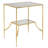Lyon Glass Top End Table