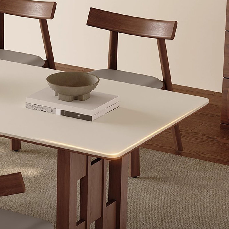 Table de salle à manger Mid-Century, 29.5"H x 55.1"L x 31.5"W
