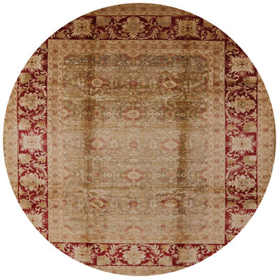 Tapis brun / rouge Roslin