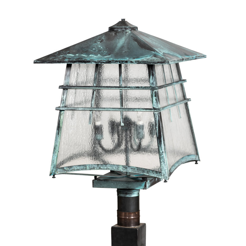 Rustic Lodge Seeded Lantern Head
