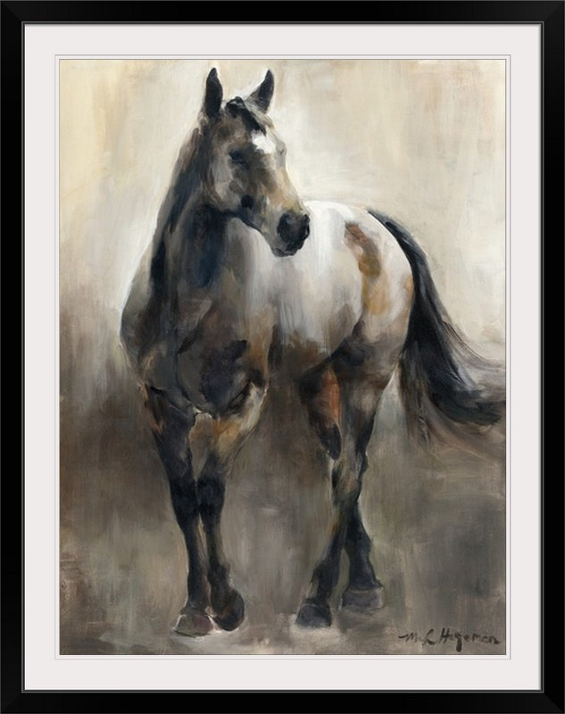 « Copper and Nickel », reproduction d'art, Cadre noir, H 38 po x l 31 po x P 1 po