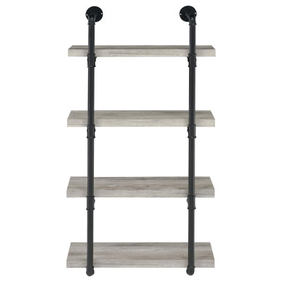 Bibliothèque moderne à 4 tablettes modernes Pamula