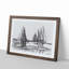 Boats in Majorca in Abstract - Picture Frame Drawing Print-55679169-55679167