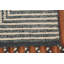 Tapis indien à motif géométrique 2x3