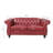 62'' Faux Leather Loveseat-676781459