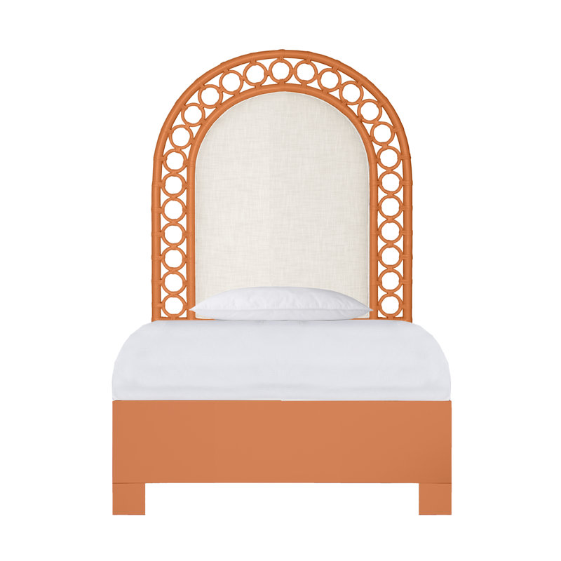 Solana Standard Bed, Twin, Citrus Orange