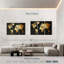 «Gold Map», reproduction sur toile-597232529
