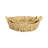 Laelia Set of 3 Round Water Hyacinth Baskets, Nesting Trays with Handles