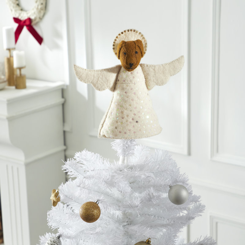 Décoration pour sommet de sapin ange