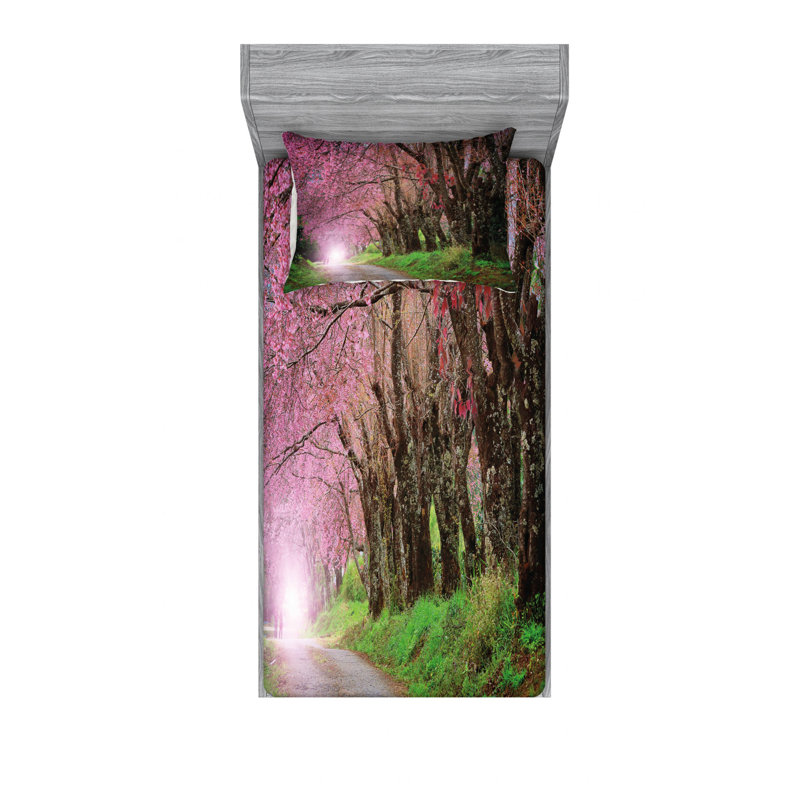 Ensemble de draps à ressort National Park, Ensemble de draps pour lit simple TG avec drap-hou