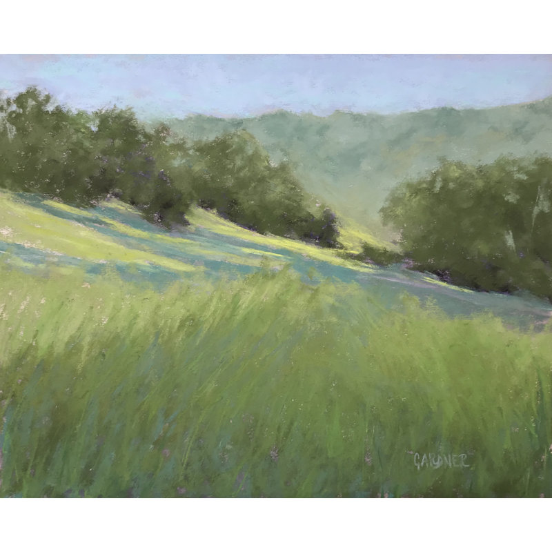 Randonnée hivernale matinale par Dina Gardner, H 17,25 po x l 21,25 po x P 0,875 po