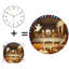 Horloge murale 12 po, 12 po