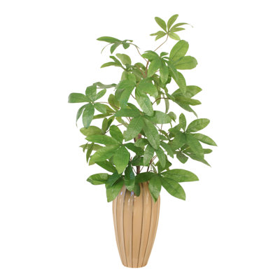 Arbre d'argent dans un vase en faïence