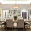 Large Distressed Silver Kitchen Pendant To Semi Flush Drum Lighting Fixture