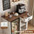 41.7 Inch Kitchen Island with Mini Fridge Space, Outlet & Storage-278124527-278124512