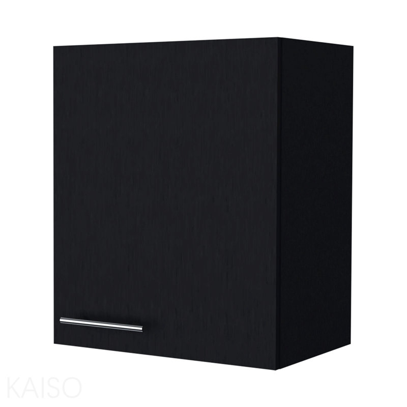 Armoire murale à 1 porte, Noir
