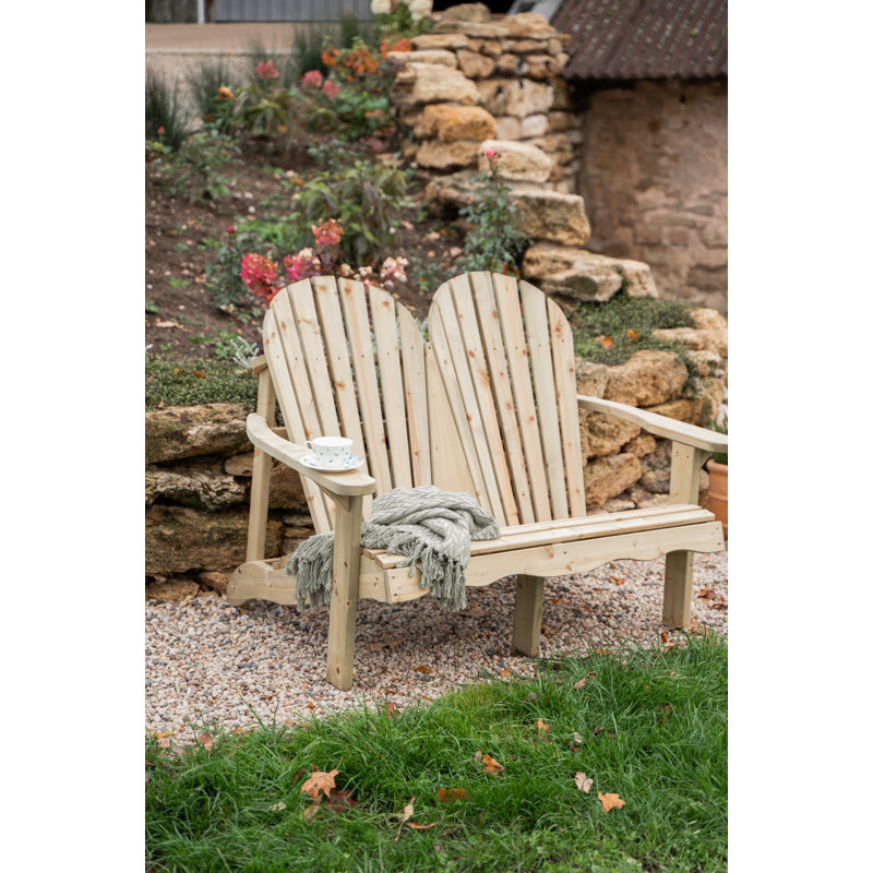 Adelanto Solid Wood Outdoor Bench