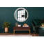 Huldar Glass Flat Wall Mirror