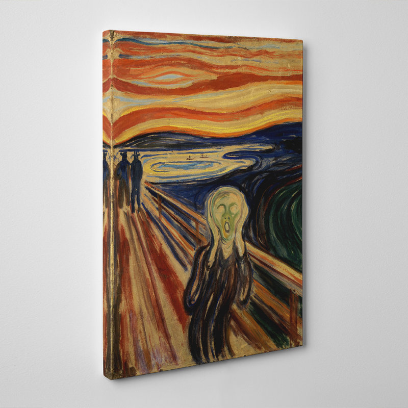 Edvard Munch - Wrapped Canvas Painting, 50cm H x 35cm W