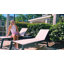 Chaise longue d'extérieur à roulettes pour l'extérieur 2 pièces PURPLE LEAF-1726445059
