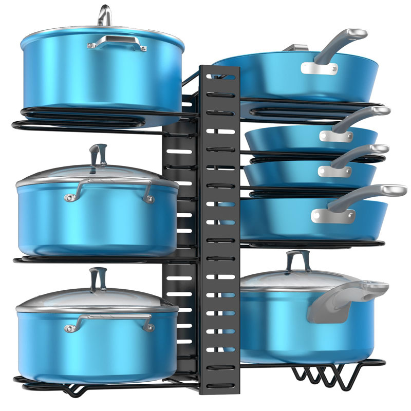 Metal Rectangle Free Standing Pot Rack