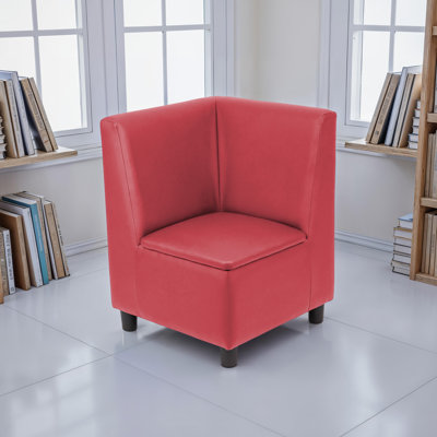 Fauteuil de coin modulaire Kid Comfort - rouge