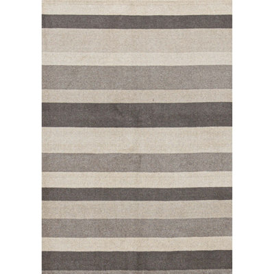 Wool Striped Indoor Rug