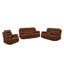 Fauteuil inclinable électrique, brun-80420528