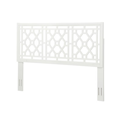 Tête de lit très grand blanc en bois de peuplier, réglable à 3 hauteurs, convenant à une base de lit universelle en métal, compatible avec différents styles de têtes de lit en blanc, bois, cadres, mélanges