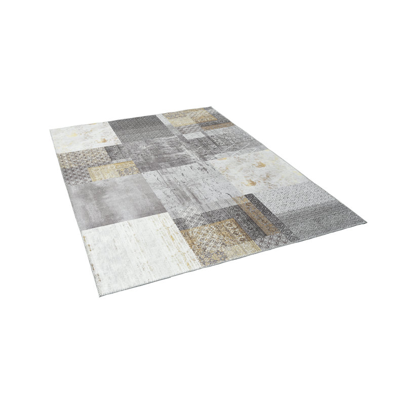 Cheryllee Geometric Machine -made Area Rug, Rectangle 80 x 150cm
