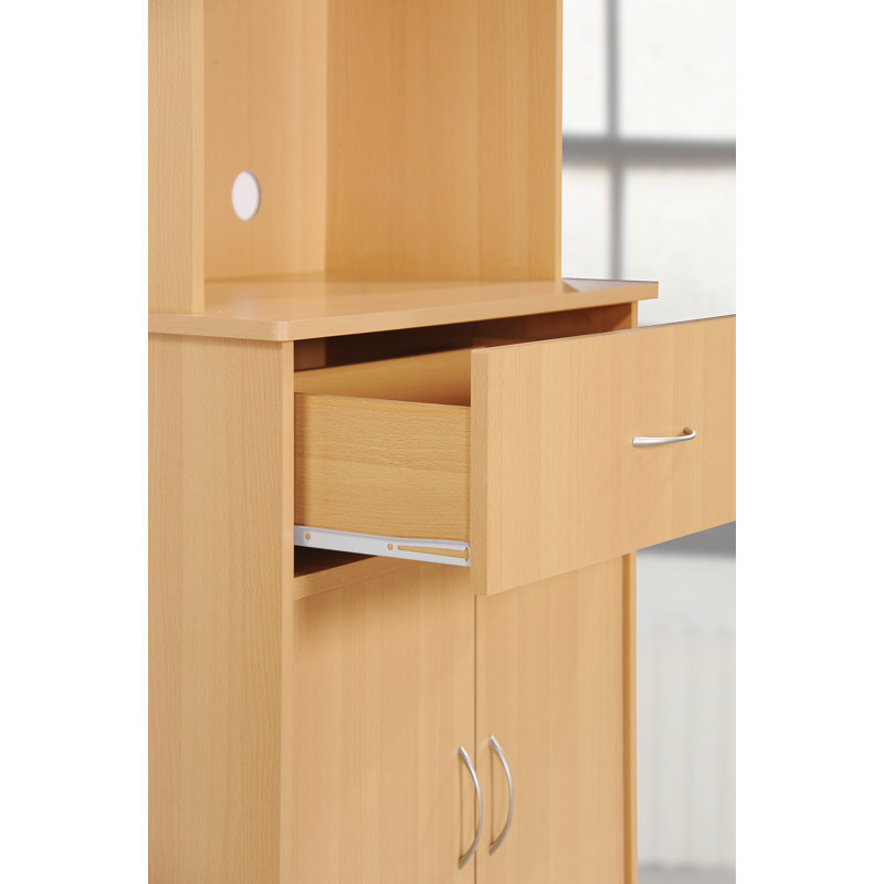 Kyan Sideboard with Bar Hutch, Beech