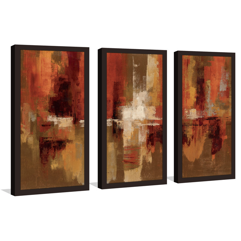« Castanets », reproduction de peinture à l’acrylique à multiples images sur acrylique, H 25,5 po x l 40,5 po x P 1 po
