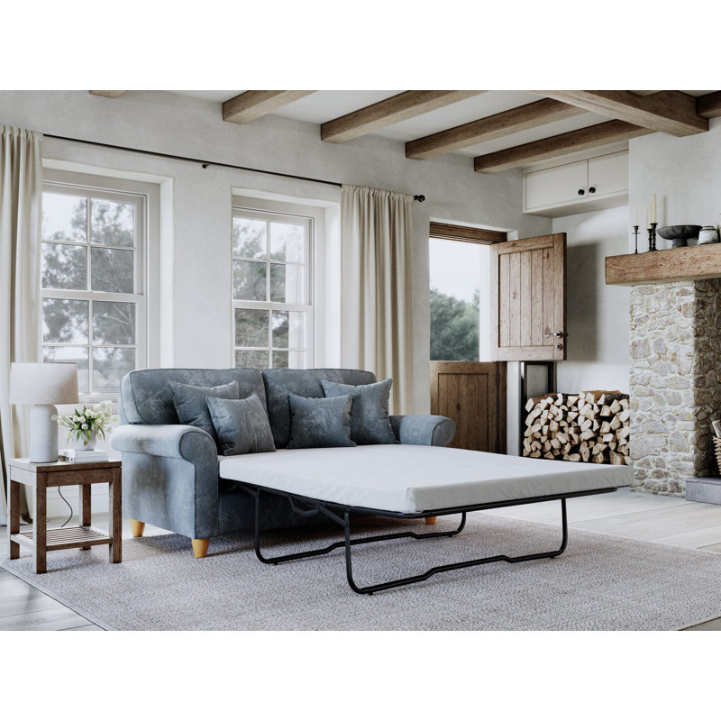 Clarkfield 2 Seater Sofa Bed, Blue