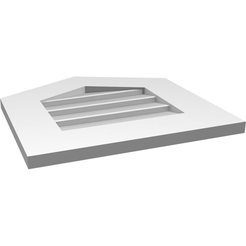 Ventilateur à pignon en uréthane non-fonctionnel Signature, H 18 po x l 18 po x P 1 po